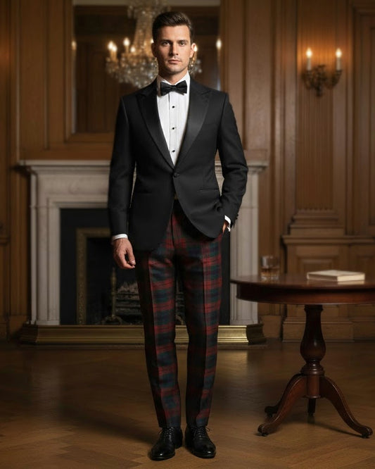Men’s Lowland (Trews) Black Tie Ball Packing List
